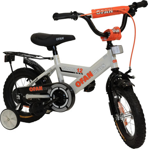 אופני BMX לילדים עם מושב מתכונן, פעמון וסבל אחורי מידה 