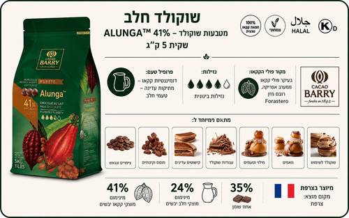 שוקולד ברי חלב 1ק