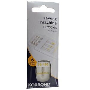 מחטים למכונת תפירה Korbond Universal, מידות 70-100 ?6 יחידות