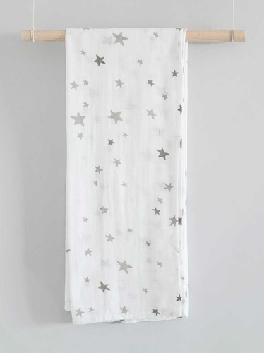 חיתול במבוק 1 יח' - כוכבים קטנים אפורים