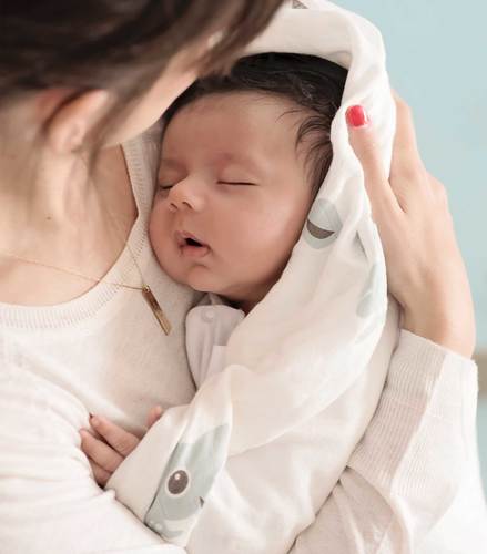 חיתול במבוק 1 יח' - כוכבים קטנים אפורים