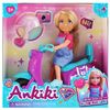 בובת אנקיקי AnKikiמיוחדות לבתי בובות - אופנוע KIKI Love