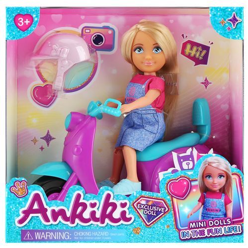 בובת אנקיקי AnKikiמיוחדות לבתי בובות - אופנוע KIKI Love