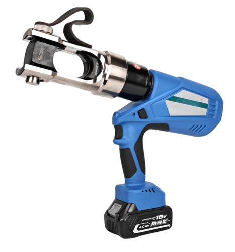 לוחץ נעלי כבל נטען CASTOR TOOLS CT-630U | ‏16 – 630 מ״מ״ר, 2 סוללות 18V 4Ah ומטען מהיר