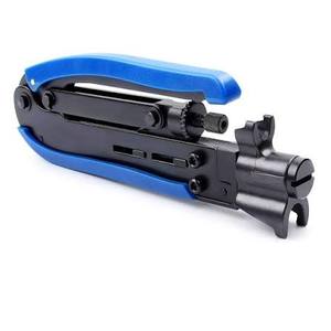 לוחץ מחברי Coax CASTOR TOOLS | תואם RG-11, RG-6 ו-RG-59