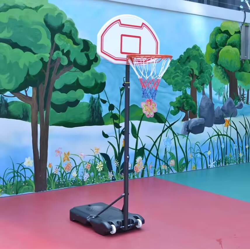 מתקן סל לילדים לחצר מתכוונן 1.6מ עד2.1מ DUNK M018