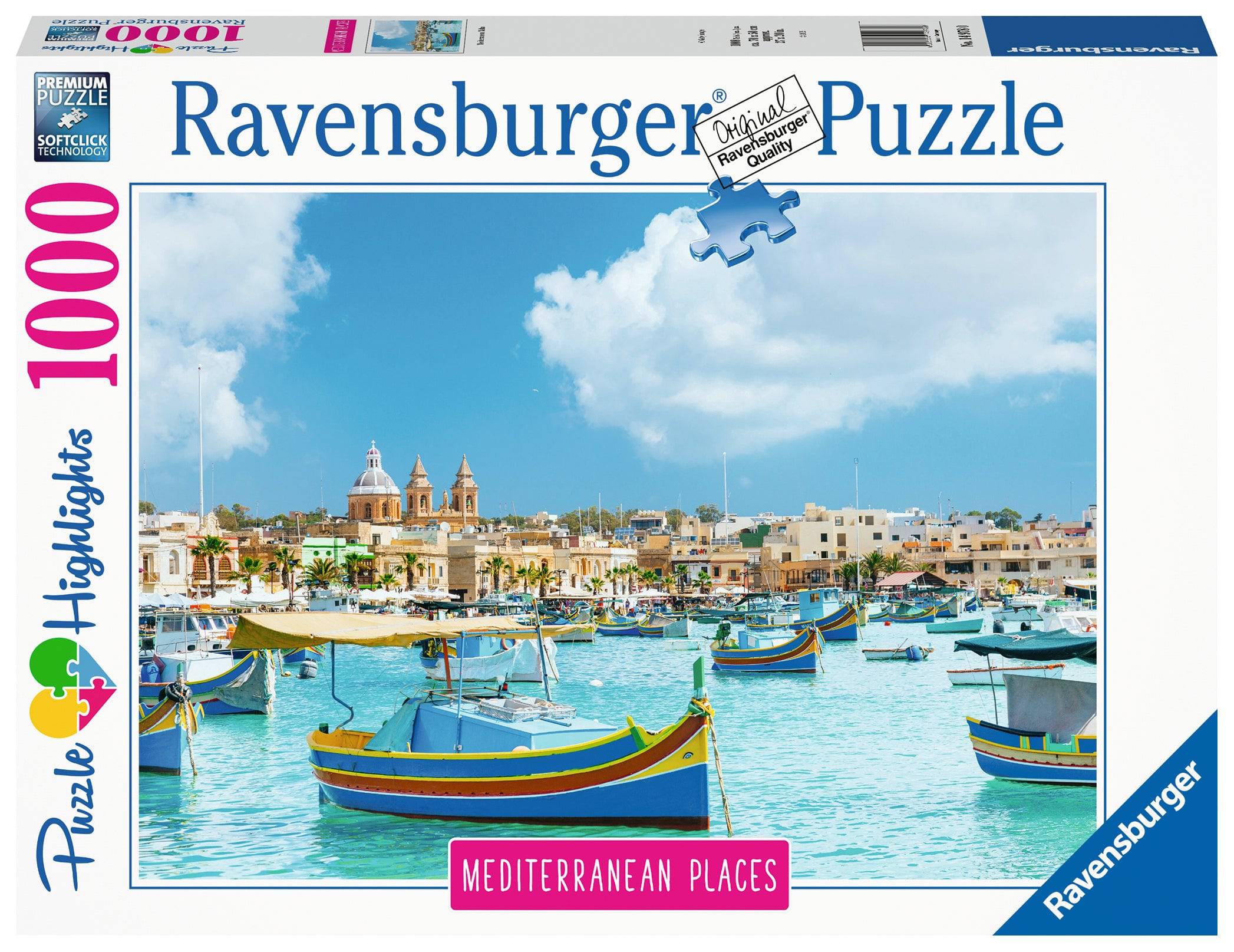 פאזל Ravensburger מלטה הים תיכונית לגילאי 14+