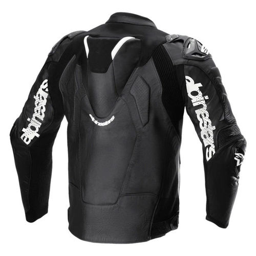 מעיל עור ATEM V5 שחור/לבן ALPINESTARS