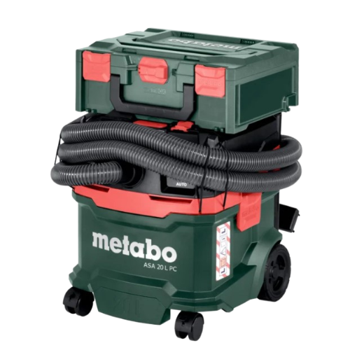 שואב אבק יבש/רטוב Metabo ASA 20 L PC דגם 602085000 עם שקע טכני 