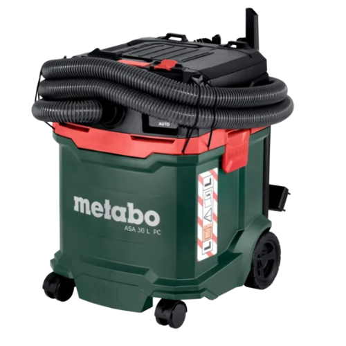 שואב אבק יבש/רטוב Metabo ASA 30 L PC דגם 602086000 עם שקע טכני