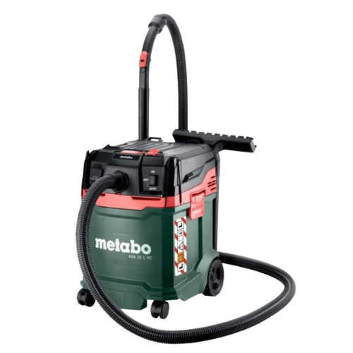 שואב אבק יבש/רטוב Metabo ASA 30 L PC דגם 602086000 עם שקע טכני