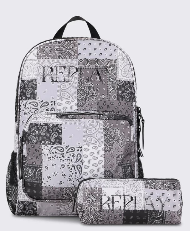 תיק גב עם קלמר ריפליי  Replay backpack and pencil case set | שחור