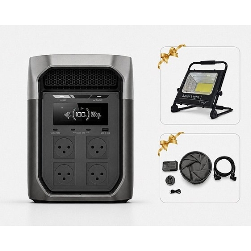 תחנת כוח ניידת EcoFlow DELTA 3 MAX 2048Wh.