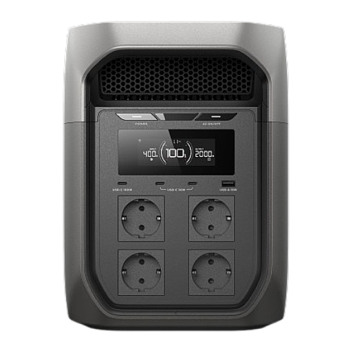 EcoFlow DELTA 3 MAX עם הספק 2400W ו-X-Boost.