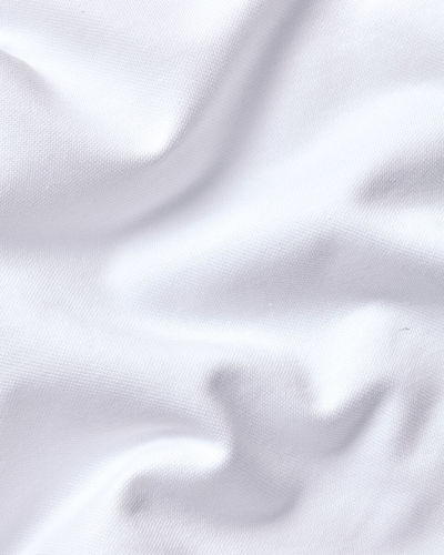 חולצת פולו לבנה אלגנטית - White performance short sleeve jersey polo