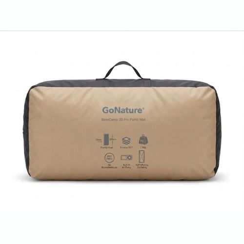 מזרן מתנפח עם משאבה מובנית GoNature BaseCamp 3D Pro