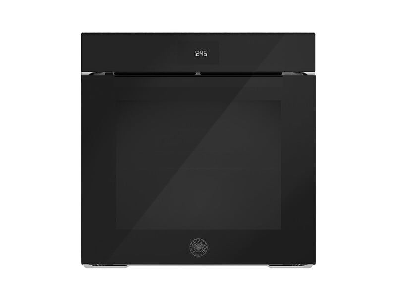 תנור בנוי 60 ס"מ פירוליטי דגם BERTAZZONI FMOD6115PLB2 ברטזוני זכוכית שחורה