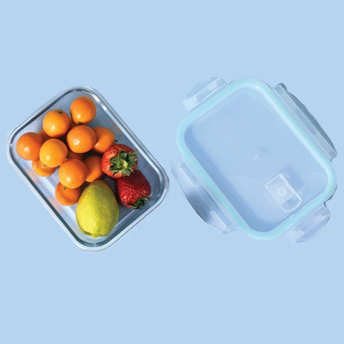 קופסת זכוכית לאחסון והגשה | 1,040 מ