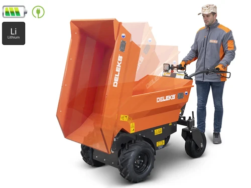 מריצה חשמלית ממונעת DELEKS ME500EL ליתיום 51.2V עם מנוע 1,540W וכושר העמסה 500 ק