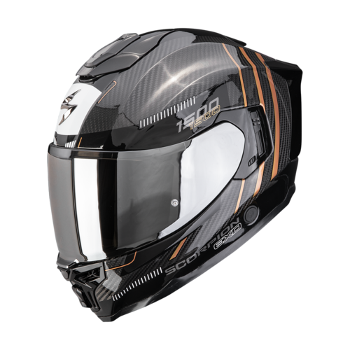 קסדת סקורפיון קרבון שח/זה - SCORPION EXO-1500 AIR ZITY 