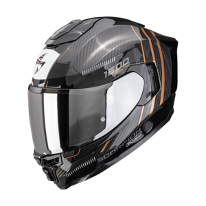 קסדת סקורפיון קרבון שח/זה - SCORPION EXO-1500 AIR ZITY 