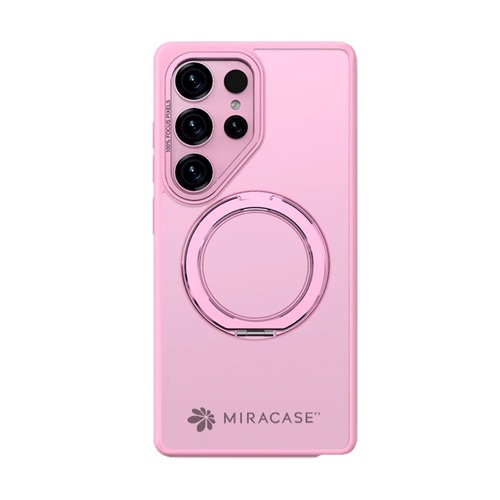 כיסוי ורוד עבור Miracase Miraring Samsung S25 Ultra