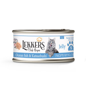 Lekkers Ocean Fish & Katsuobushi 85g No.5 - Jelly