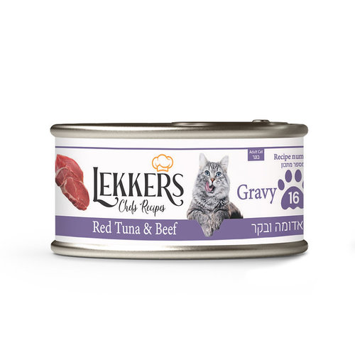 Lekkers Tuna & Beef 85g No.16 - Gravy