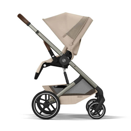 עגלת תינוק Balios TS6 עם אמבטיה וסלקל Cloud G צבע Cybex Almond Beige 