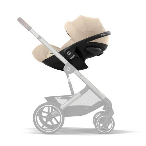 עגלת תינוק Balios TS6 עם אמבטיה וסלקל Cloud G צבע Cybex Almond Beige 