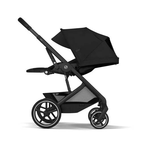 עגלת תינוק Balios TS6 עם אמבטיה וסלקל Cloud G צבע Cybex Moon Black 