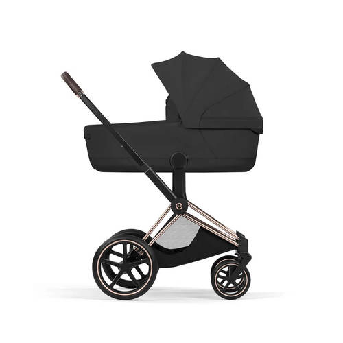 עגלת תינוק משולבת Priam 5 צבע Sepia Black שלדה רוזגולד Cybex