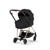 עגלת תינוק משולבת Mios 4 צבע Sepia Black שלדה רוזגולד Cybex