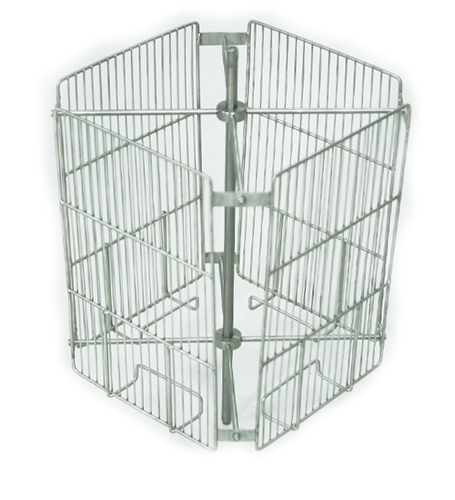 מכונת רדיה ידנית 4 מסגרות, מפלדת אל-חלד INOX 304 