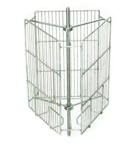 מכונת רדיה ידנית 3 מסגרות, מפלדת אל-חלד INOX 304 