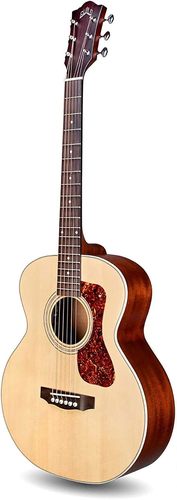 זוית נוספת guild jumbo junior mahogany acoustic guitar