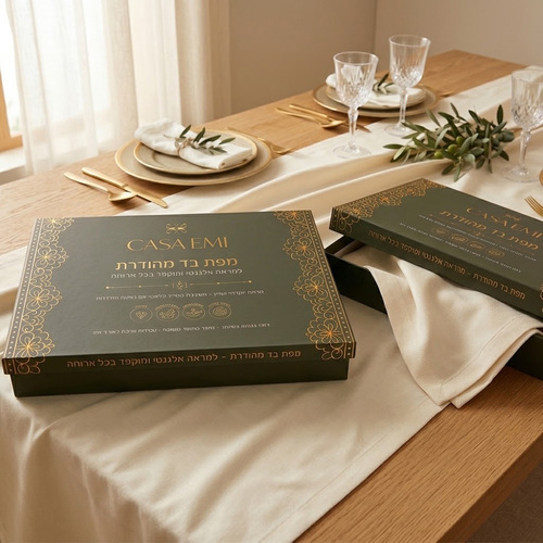 מפת שולחן מהודרת | דוחה נוזלים | Table Charm 