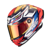 קסדת קרבון סקורפיון לב/אד/צה - SCORPION EXO-RACE AIR KOBRA
