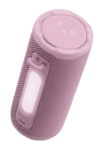 רמקול נייד אלחוטי JBL Grip עם Bluetooth 5.4 תאורת Ambient ועמידות IP68 בצבע Pink