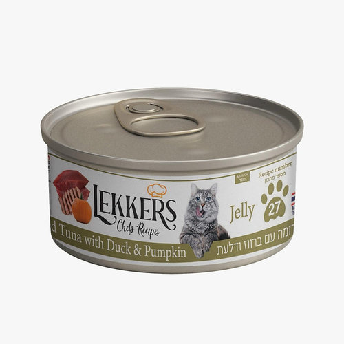 Lekkers Tuna and Duck & Pumpkin 85g No.27 - Jelly