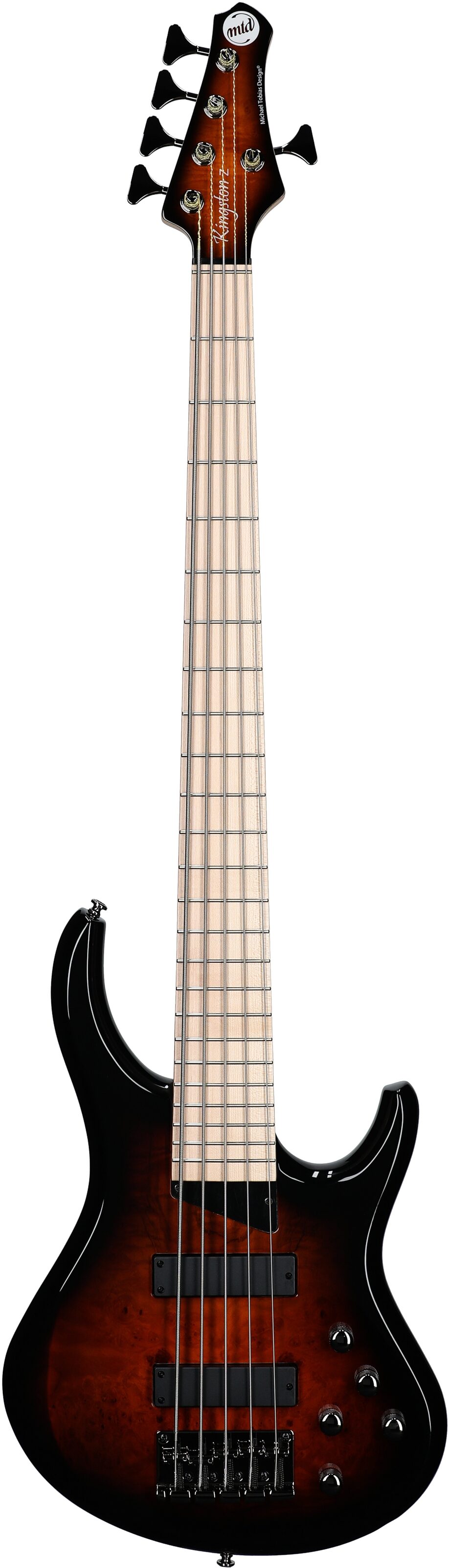 גיטרה בס 5 מיתרים MTD Kingston Z - Tobaco Sunburst