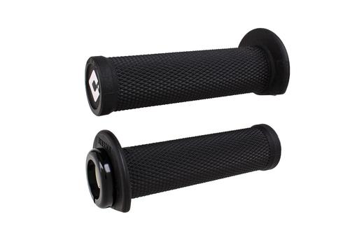 ODI RUFFIAN 2.1 ATV LOCK-ON GRIPS - גריפים לטרקטורון עם נעילה שחור / כסוף