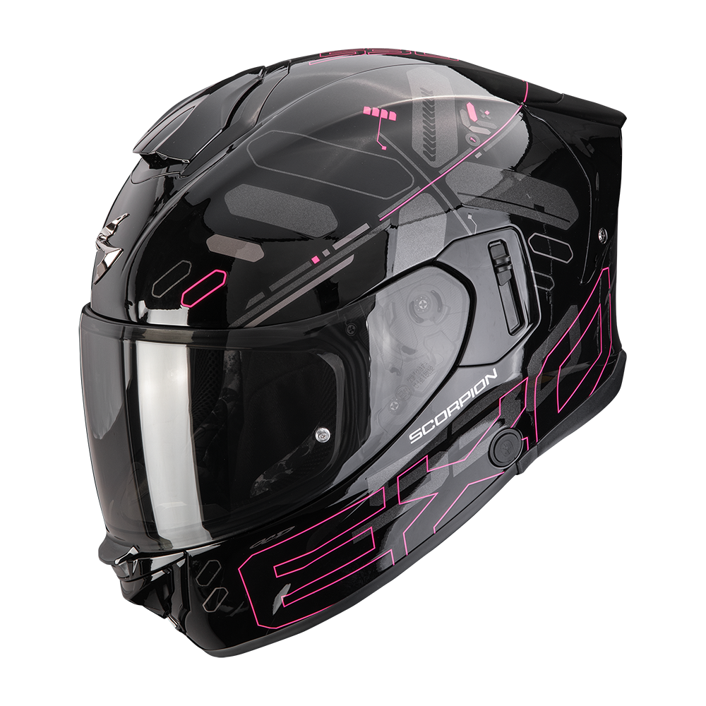 קסדה מלאה סקורפיון שח/ור - SCORPION EXO-530 AIR FOND