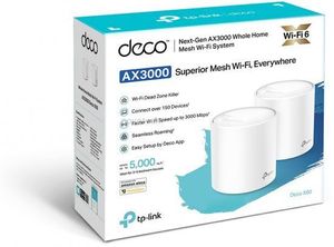אקסס 2 באריזה מגדיל טווח עגול עומד DECO X60 AX5400 MESH TPLINK