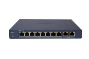 רכזת רשת מנוהלת DS-3E1510P-EI-M-B 8 PORT HIKVISION GIGA 80W POE