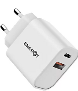 מטען בית ראש ENERGY PD20W 2 יציאות TYPC+USB EH256