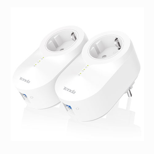 מתאם רשת זוג על חשמל עם מהירויות Tenda PH6 1000Mbps תנדה