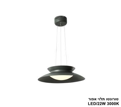 ***טורונטו תלוי אפור LED (25993)