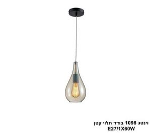 ***וינטג 1098 בודד תלוי קטן (25874)