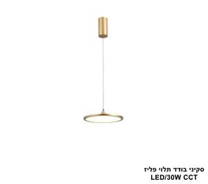 סקיני בודד תלוי פליז LED CCT קוטר 30 (25786)